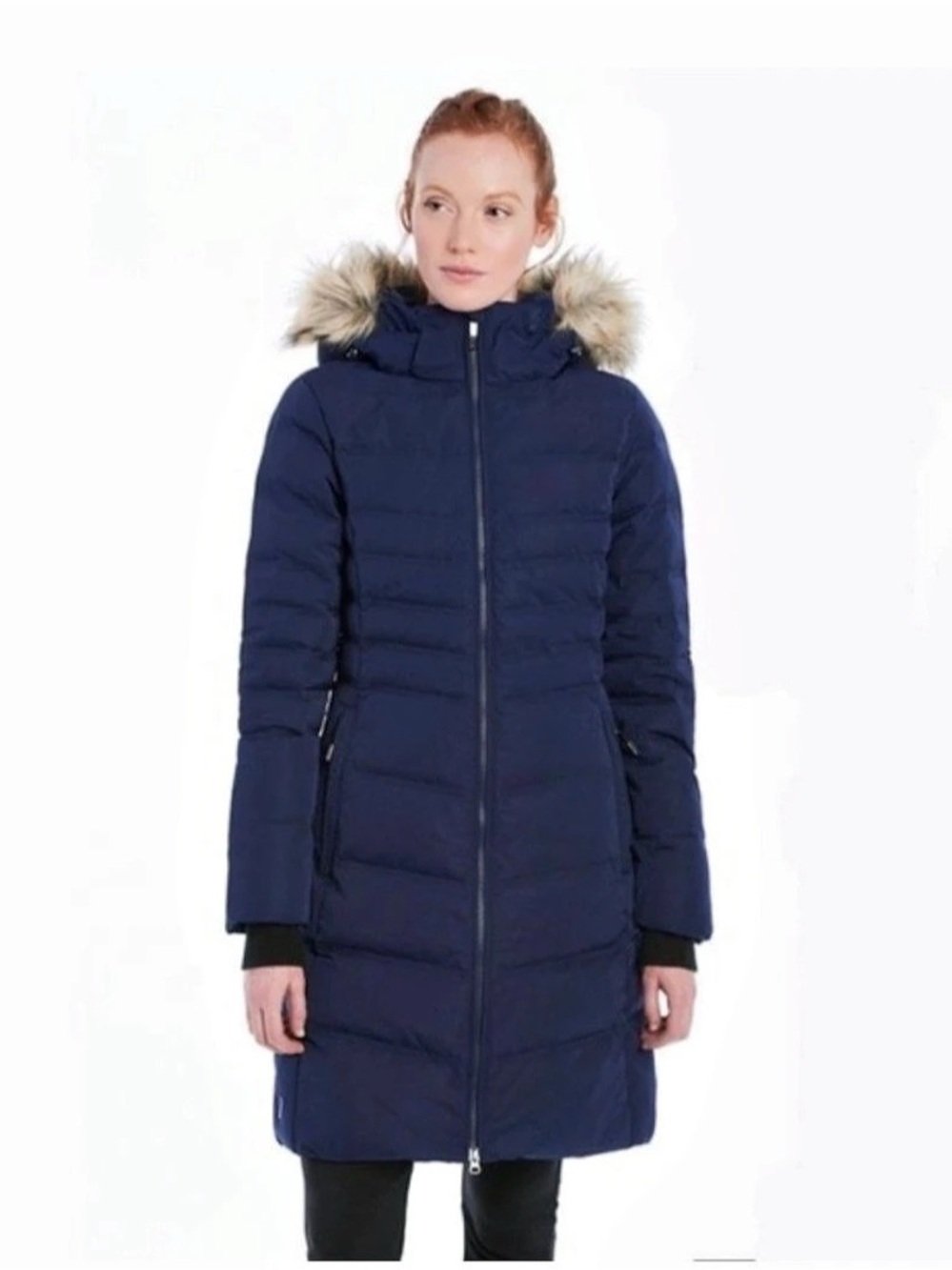 Lole Down Jacket Blue Puffer Coat XL